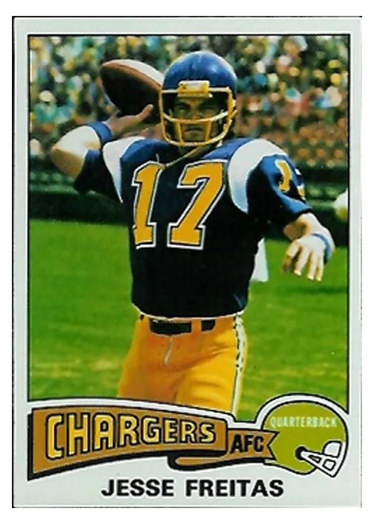 1975 Topps Jesse Freitas #518 card