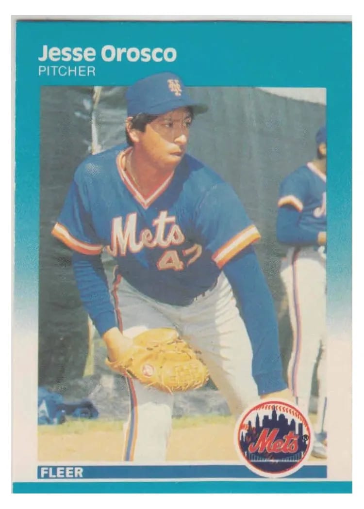 1987 Fleer Jesse Orosco #20 card
