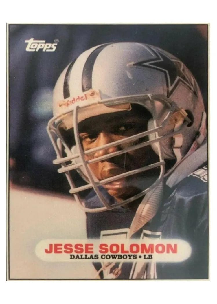 1989 Topps Traded Jesse Solomon #57T card