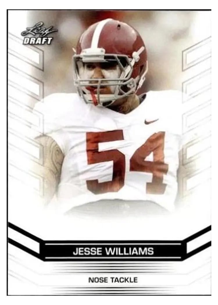 2013 Leaf Draft Jesse Williams #28 card