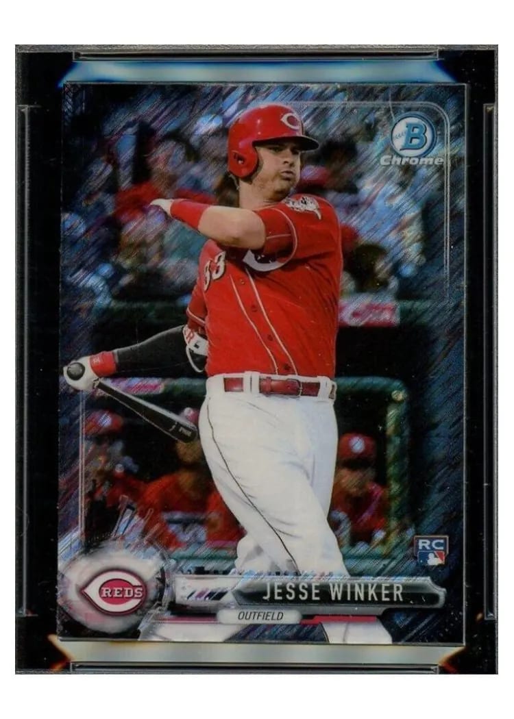 2017 Bowman Chrome Mini Jesse Winker #2 card