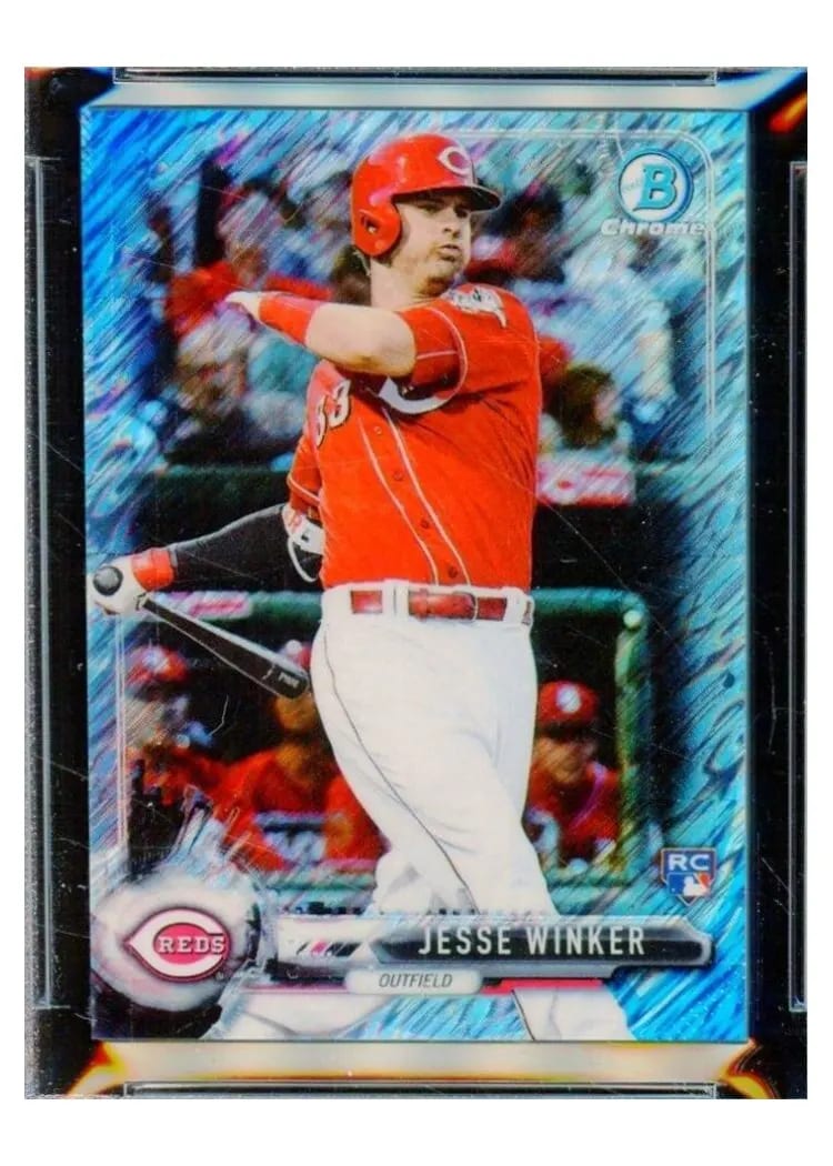 2017 Bowman Chrome Mini Jesse Winker #2 card