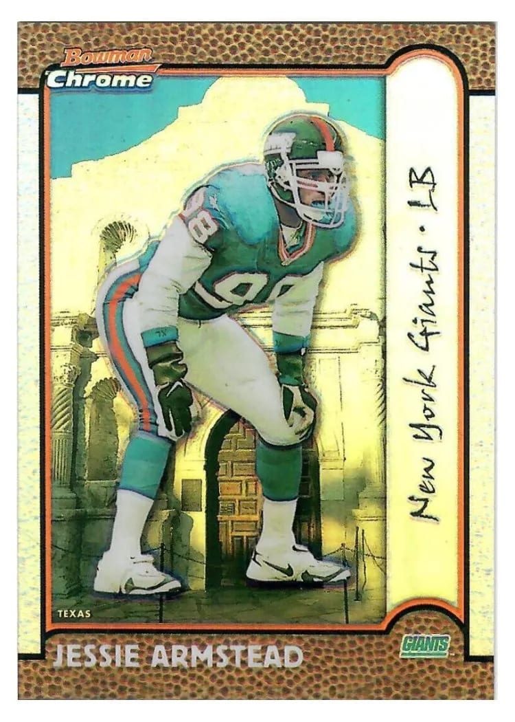 1999 Bowman Chrome Jessie Armstead #47 card