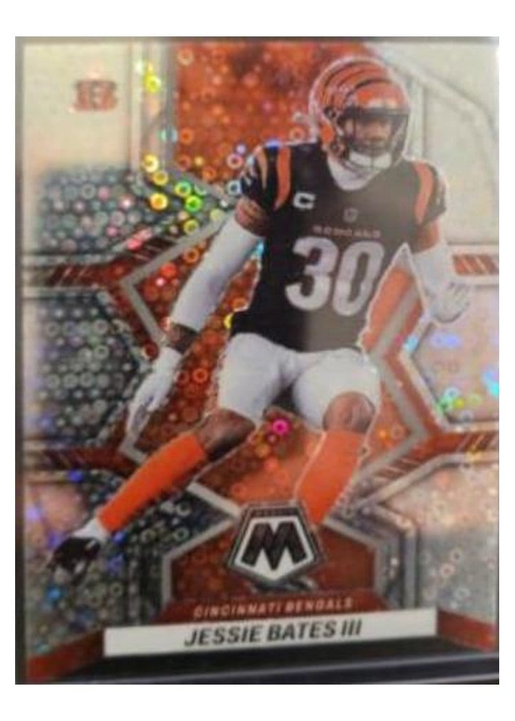 2022 Panini Mosaic Base Set Jessie Bates III No Huddle Silver #204 card