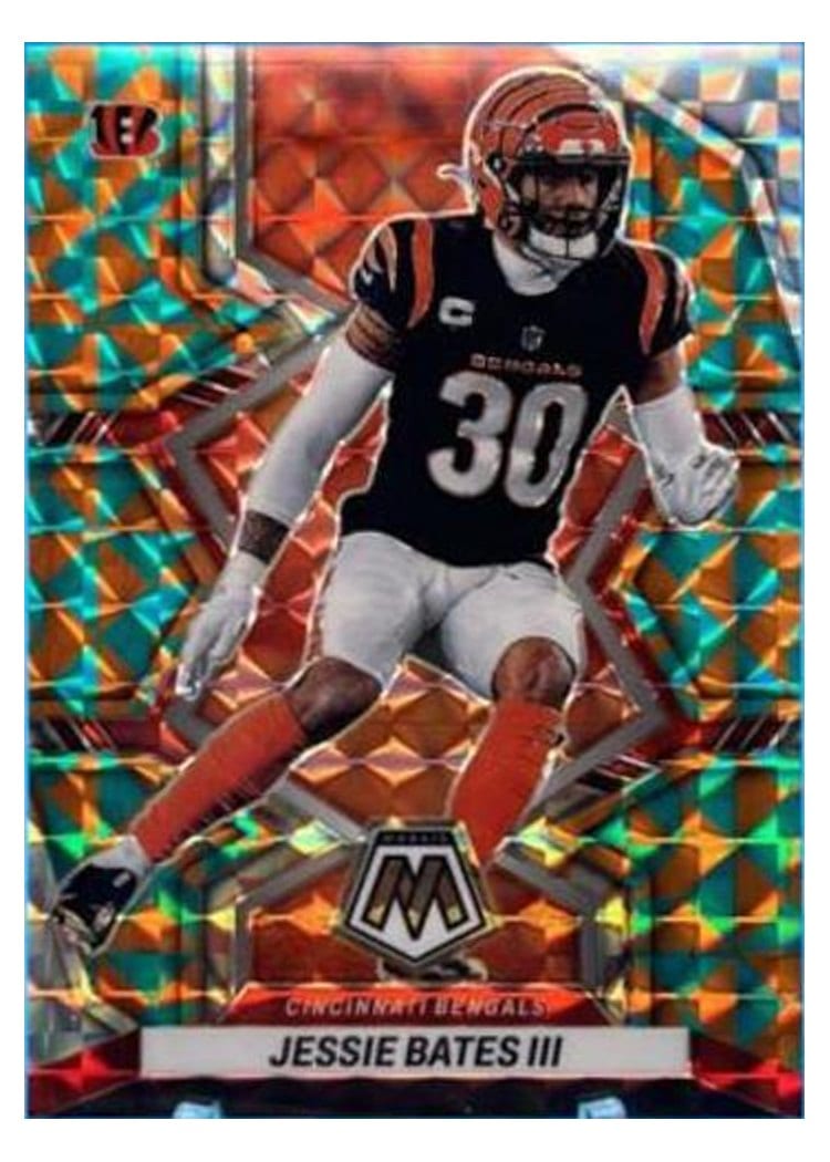 2022 Panini Mosaic Base Set Jessie Bates III #204 card