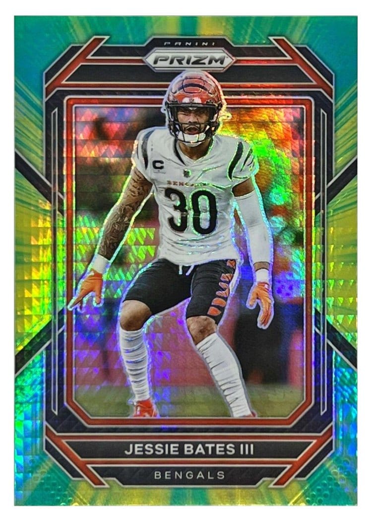 2022 Panini Prizm Base Set Jessie Bates III #61 card