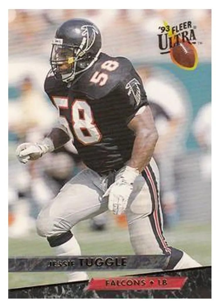 1993 Ultra Jessie Tuggle #18 card