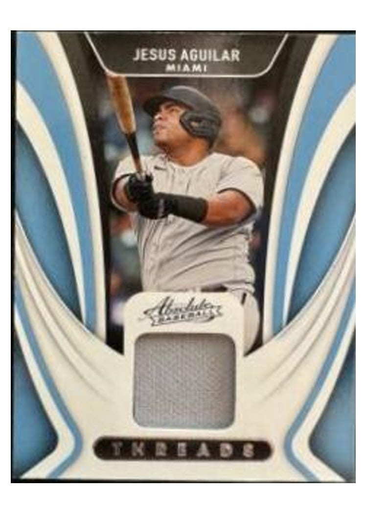 2022 Panini Absolute Threads Jesus Aguilar #TR-JA card