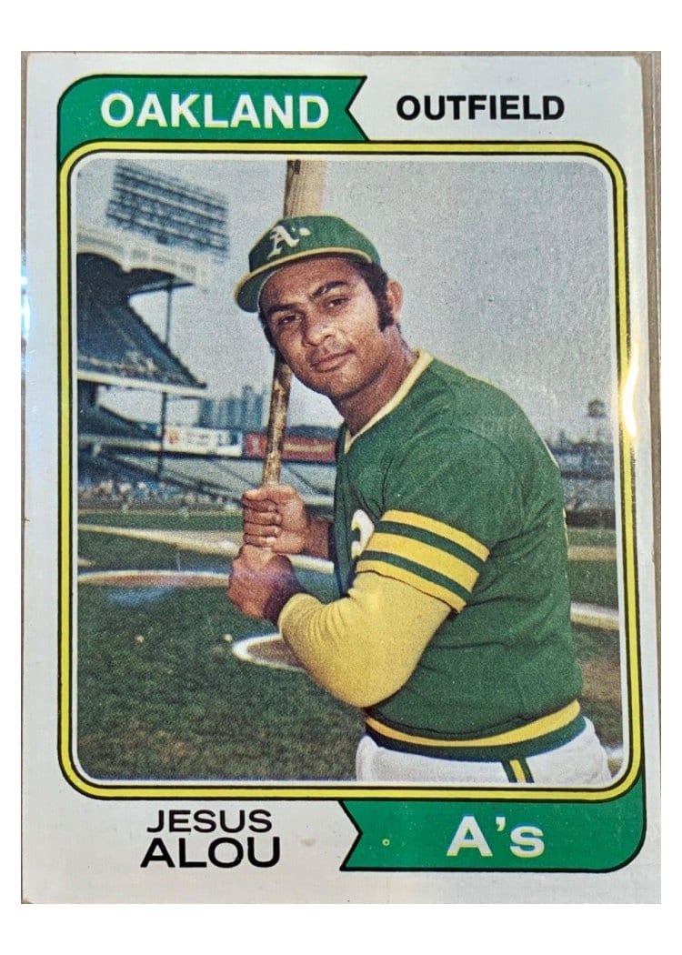 1974 Topps Jesus Alou #654 card