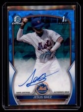 2023 Bowman Sapphire Edition Autographs Jesus Baez #BSPA-JBZ card
