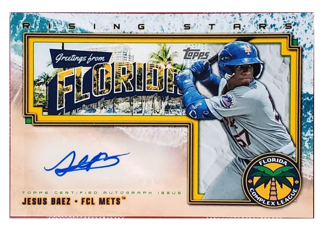 2024 Topps Pro Debut Complex League Rising Stars Autographs Jesus Baez #CLRSA-JB card