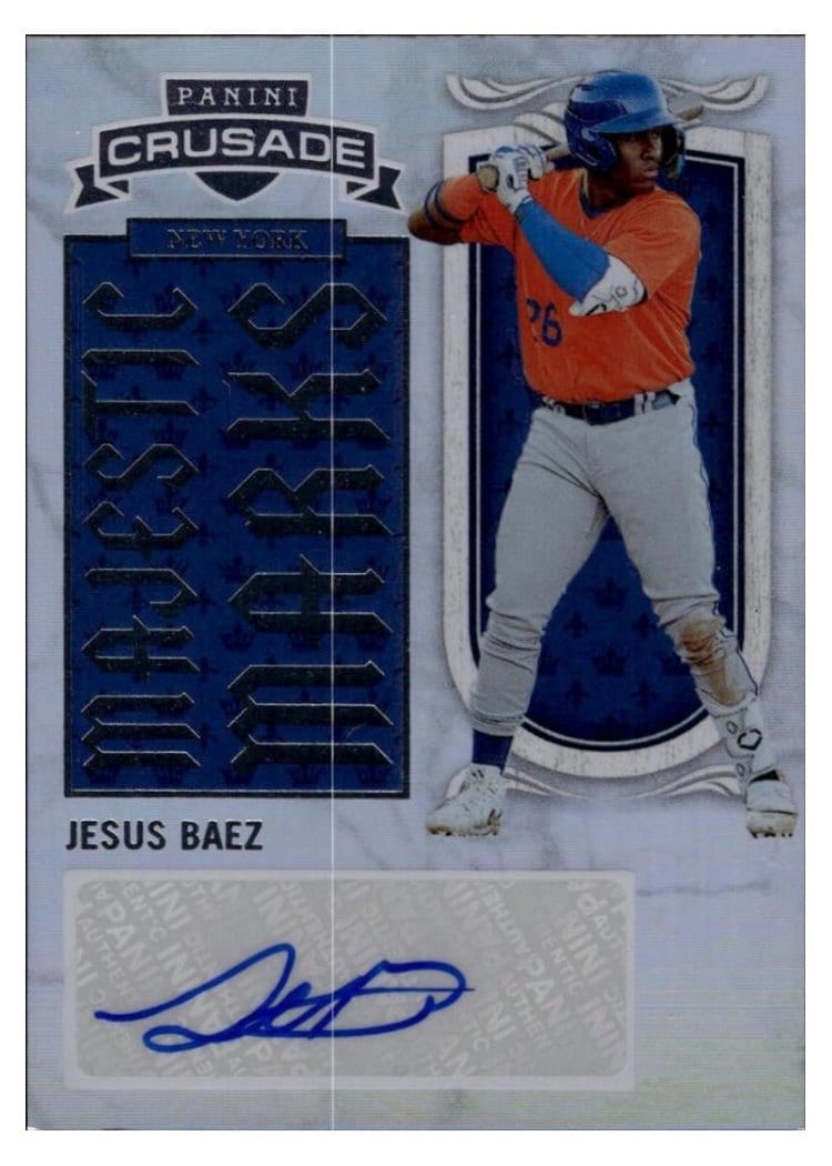 2025 Panini Crusade Majestic Marks Jesus Baez #1 card