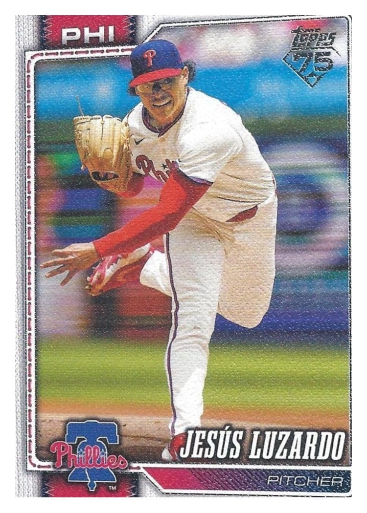 2026 Topps Base Set Jesús Luzardo Canvas #63 card