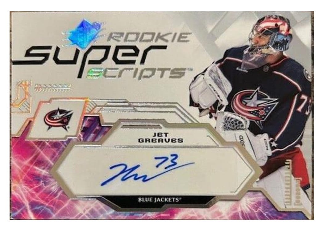 2023-24 SPx Rookie Superscripts Jet Greaves #SSR-JG card