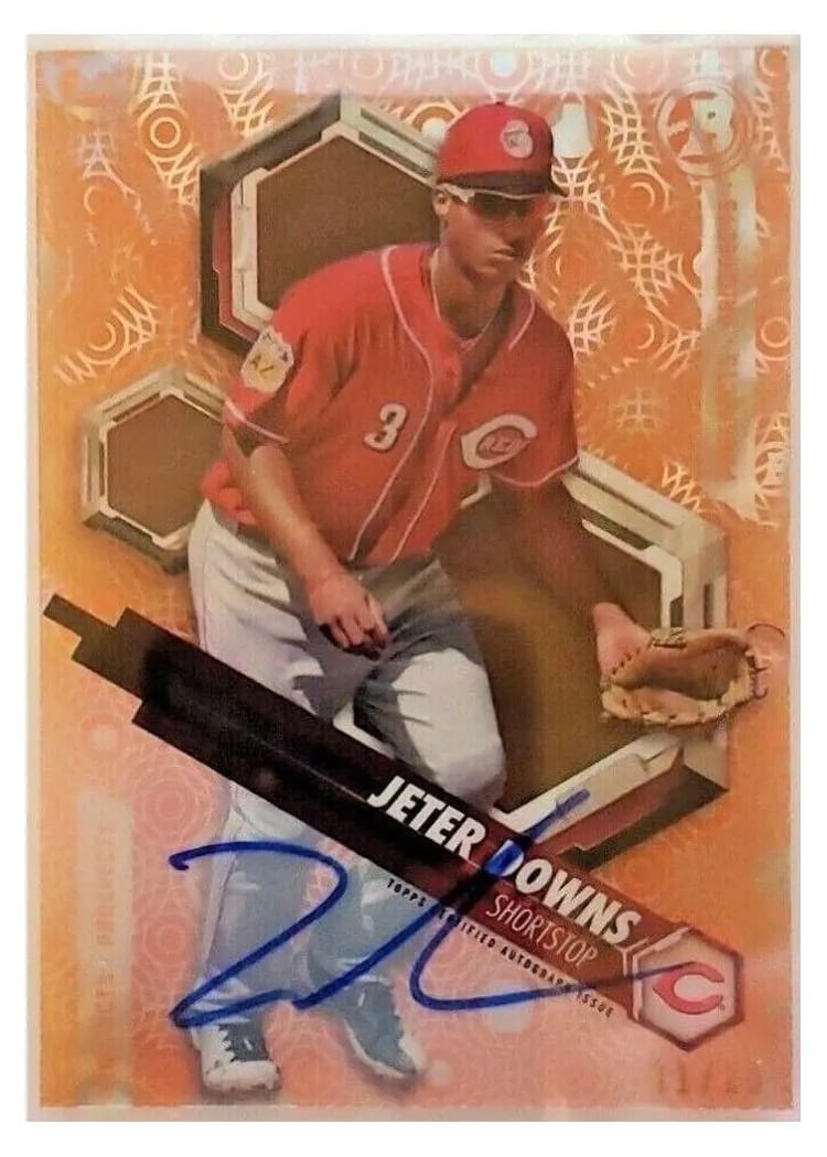 2018 Bowman High Tek Jeter Downs #JD card