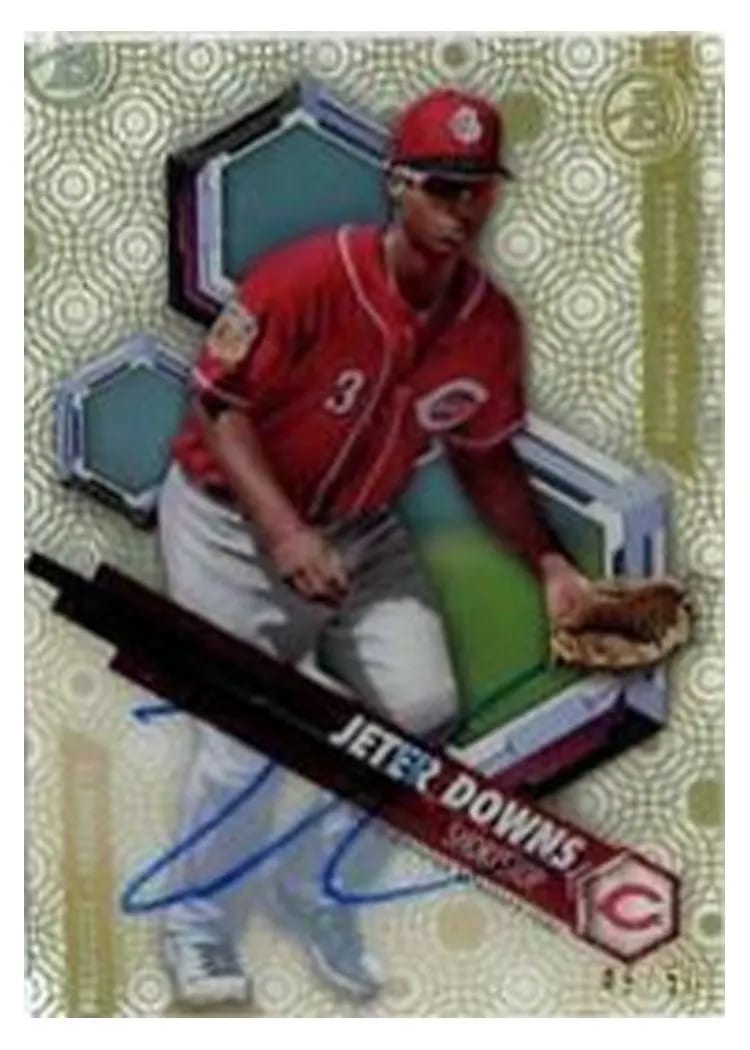 2018 Bowman High Tek Jeter Downs #JD card
