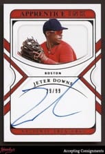 2022 Panini National Treasures Apprentice Ink Jeter Downs #AI-JD card