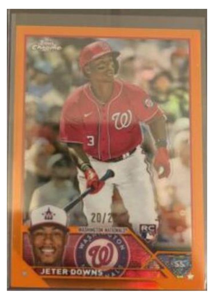 2023 Topps Chrome Base Set Jeter Downs #56 card