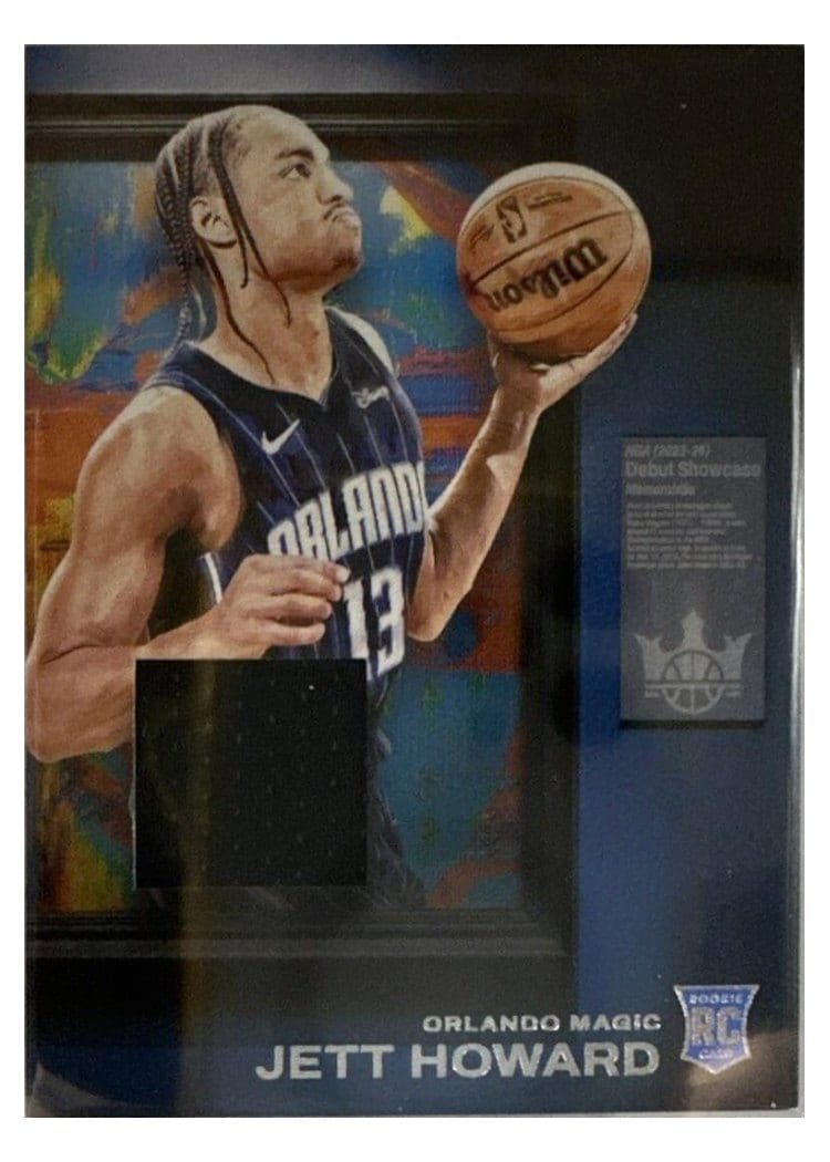 2023-24 Panini Court Kings Debut Showcase Memorabilia Jett Howard #DSM-JET card