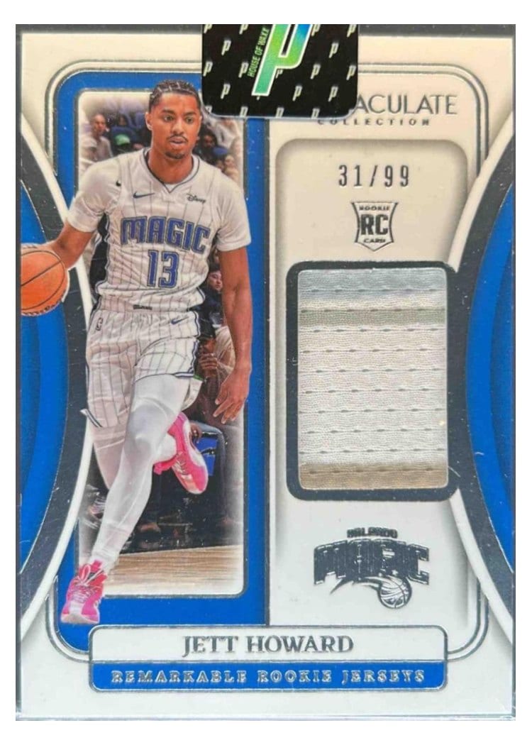 2023-24 Panini Immaculate Collection Remarkable Rookie Jerseys Jett Howard #1 card