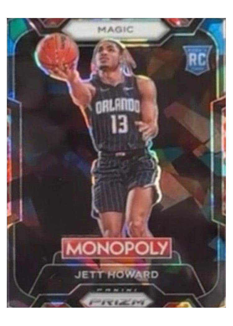 2023-24 Panini Prizm Monopoly Base Set Jett Howard Free Parking #65 card