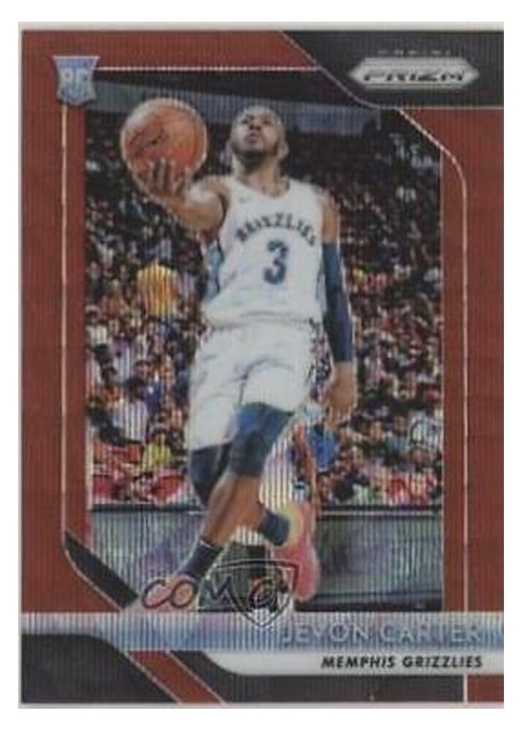 2018-19 Panini Prizm Base Set Jevon Carter #76 card