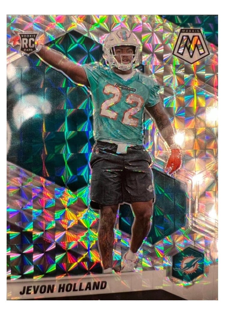 2021 Panini Mosaic Base Set Jevon Holland #382 card