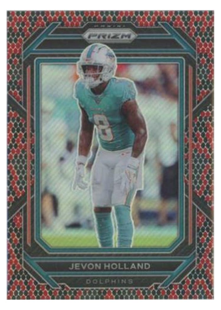 2022 Panini Prizm Base Set Jevon Holland Snakeskin #184 card