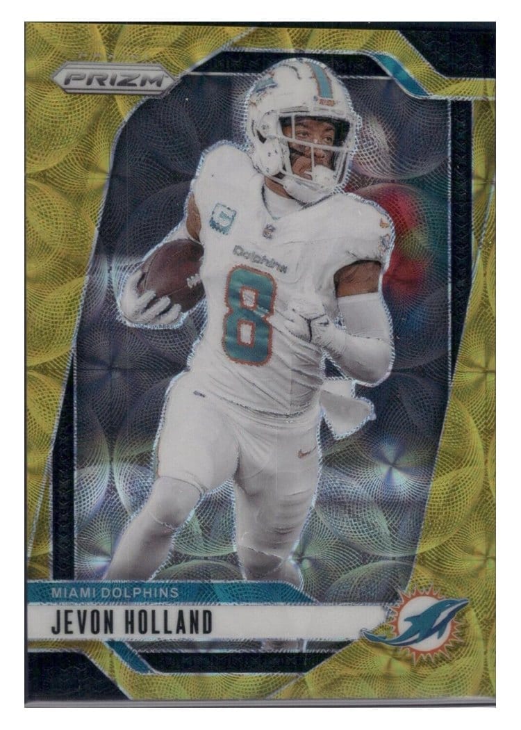2024 Panini Prizm Base Set Jevon Holland Choice Gold #180 card