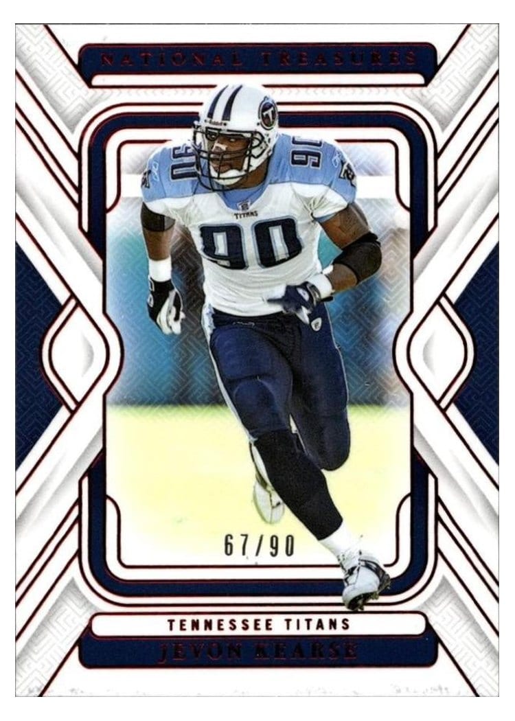 2024 Panini National Treasures Base Set Jevon Kearse Jersey Number Red #97 card