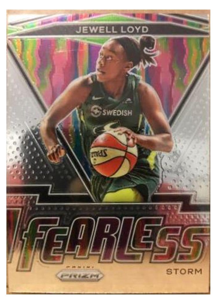 2021 Panini Prizm WNBA Fearless Jewell Loyd #17 card