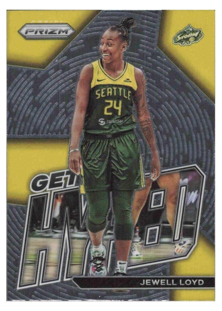 2023 Panini Prizm WNBA Get Hyped Jewell Loyd #1 card