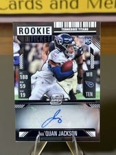 2024 Panini Contenders Optic Rookie Ticket Autographs Jha'Quan Jackson #173 card