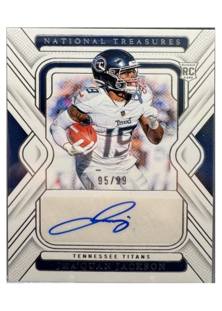 2024 Panini National Treasures Base Set Jha'Quan Jackson Signature #131 card