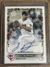2022 Topps Holiday Autographs Jhoan Duran #WHA-JD