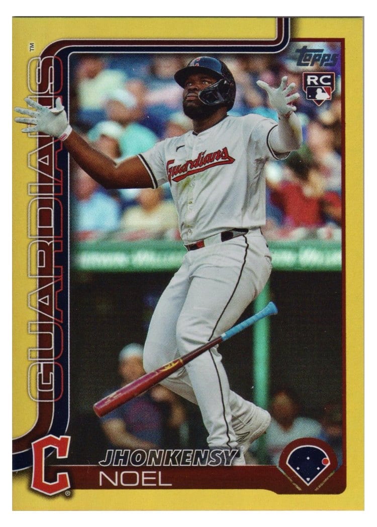 2025 Topps Base Set Jhonkensy Noel Gold Foil #24 card