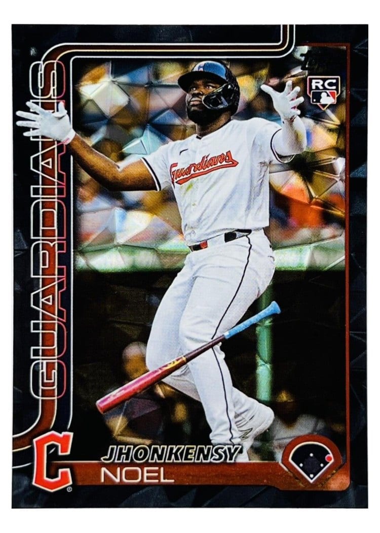 2025 Topps Base Set Jhonkensy Noel Black Diamante #24 card