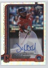 2025 Topps Chrome Logofractor Edition Rookie Autographs Jhonkensy Noel #RA-JN card
