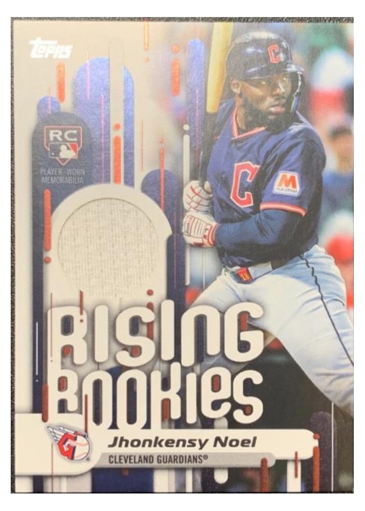 2025 Topps Update Rising Rookies Relics Jhonkensy Noel #RRR-JN card