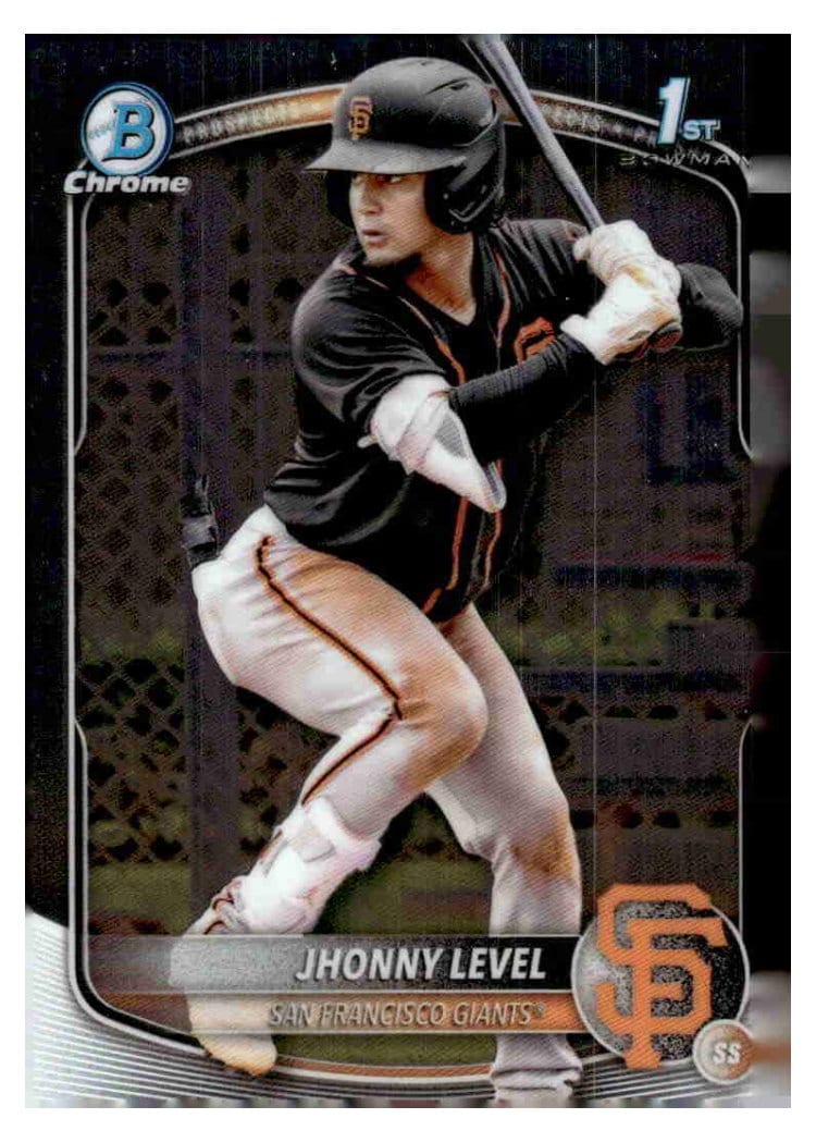 2025 Bowman Chrome Prospects Jhonny Level #BCP-147 card