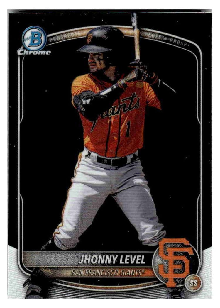 2025 Bowman Draft Chrome Jhonny Level #BDC-55 card