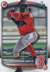 2025 Bowman Prospects Jhostynxon Garcia #BP-43 card