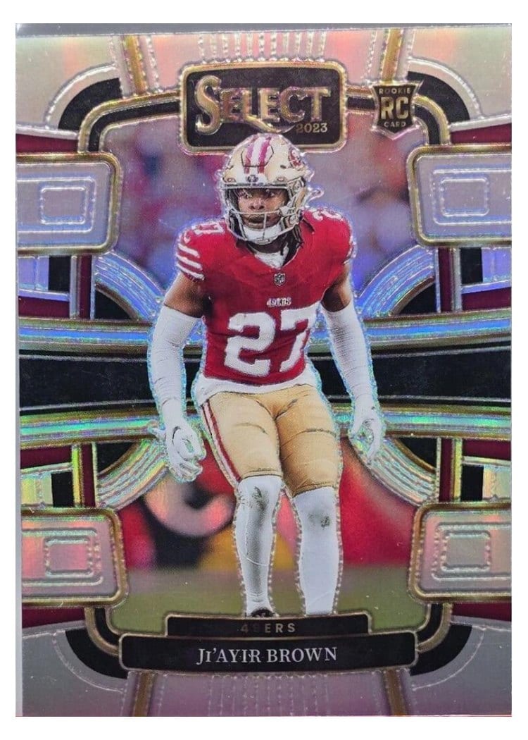 2023 Panini Select Base Set Ji'Ayir Brown Silver Prizm #91 card
