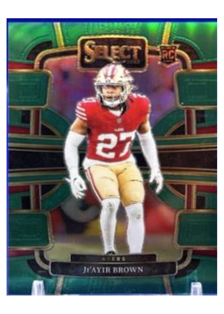 2023 Panini Select Base Set Ji'Ayir Brown Green Prizm #91