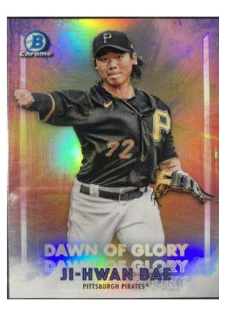 2021 Bowman Chrome Dawn of Glory Ji-Hwan Bae #DOG-9 card
