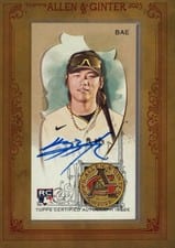 2023 Topps Allen & Ginter Framed Mini Autographs Ji Hwan Bae #MA-JHB card