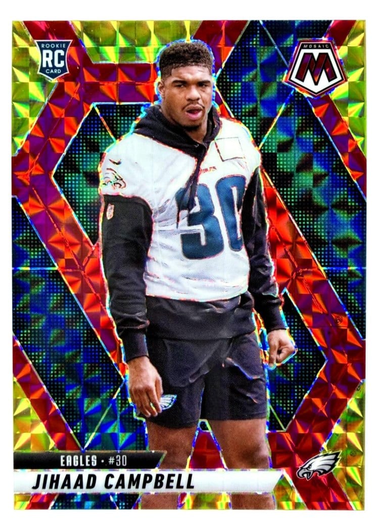 2025 Panini Mosaic Base Set Jihaad Campbell #341 card