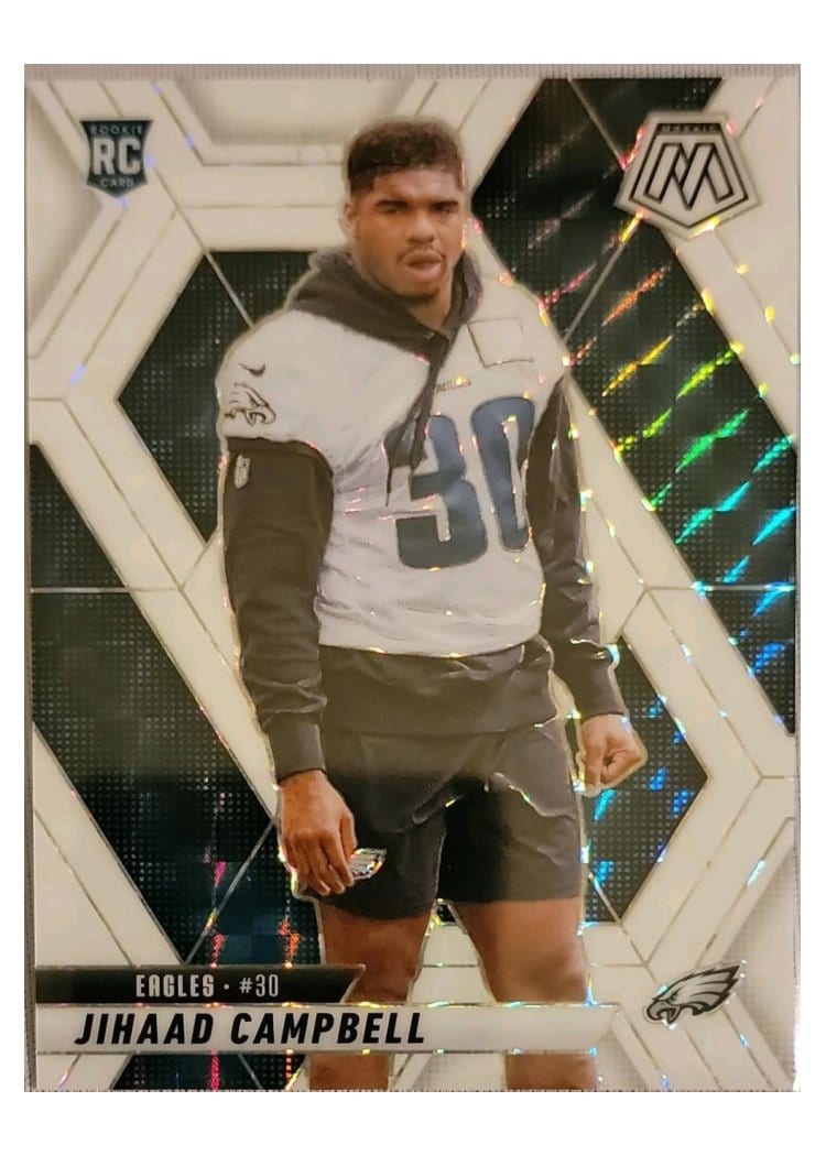 2025 Panini Mosaic Base Set Jihaad Campbell White #341 card