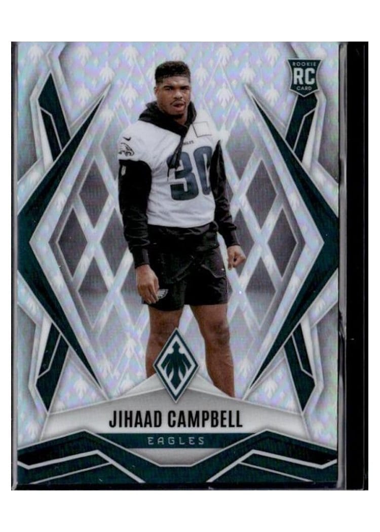 2025 Panini Phoenix Base Set Jihaad Campbell Green Winter #235 card