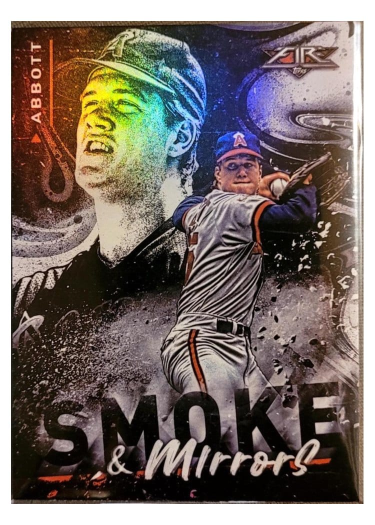 2021 Topps Fire Smoke and Mirrors Jim Abbott #SM-7 card